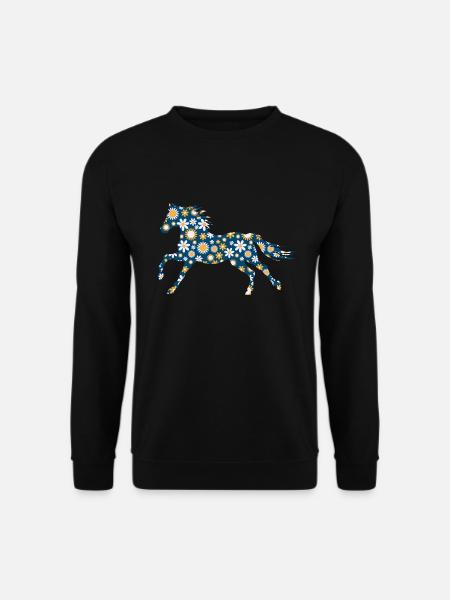 Pferd Pony Reiter Reiter - Unisex Pullover - Schwarz