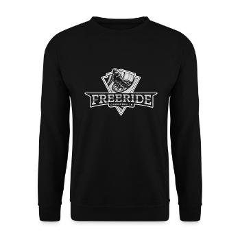 Mountainbike Freeride - Unisex Pullover - Schwarz - Vorne - Alina (178cm) & Michal (187cm)
