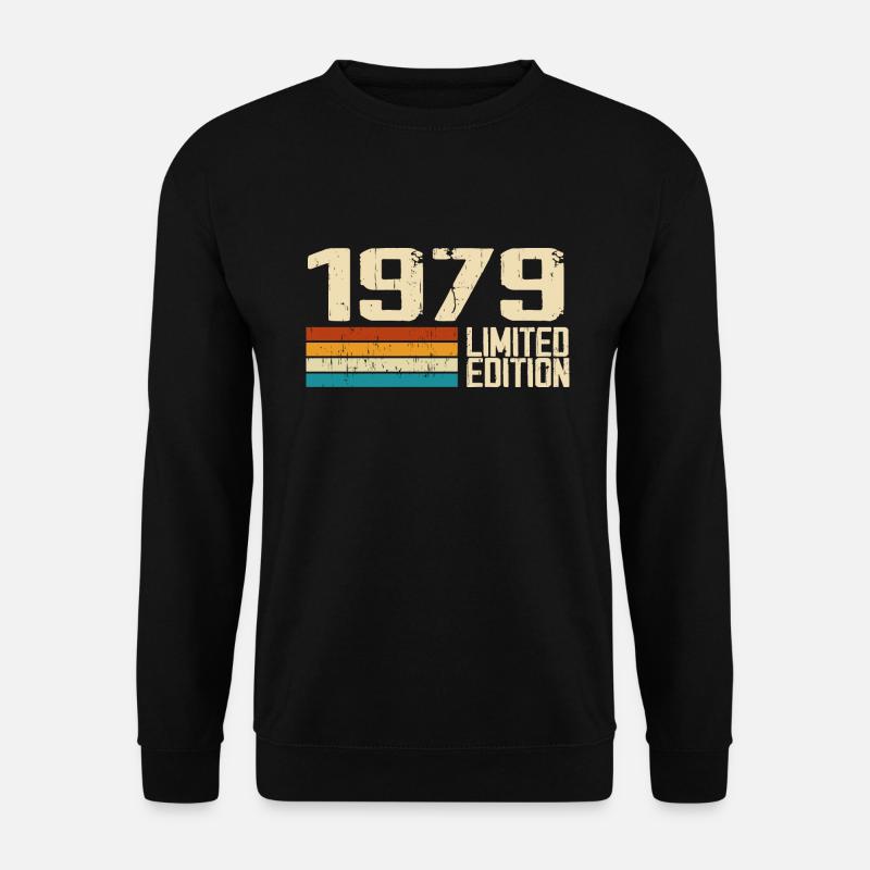 Jahrgang 1979 - Vintage 1979 Retro Jubiläum - Unisex Pullover - Schwarz