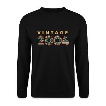 millésime 2004 - Sweat-shirt Unisexe - noir - Devant - Alina (178cm) & Michal (187cm)