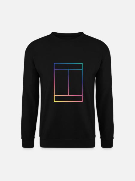 Tennisplatz - Unisex Pullover - Schwarz