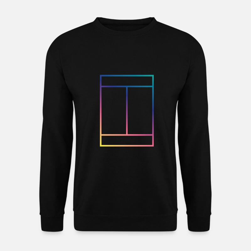 Tennisplatz - Unisex Pullover - Schwarz