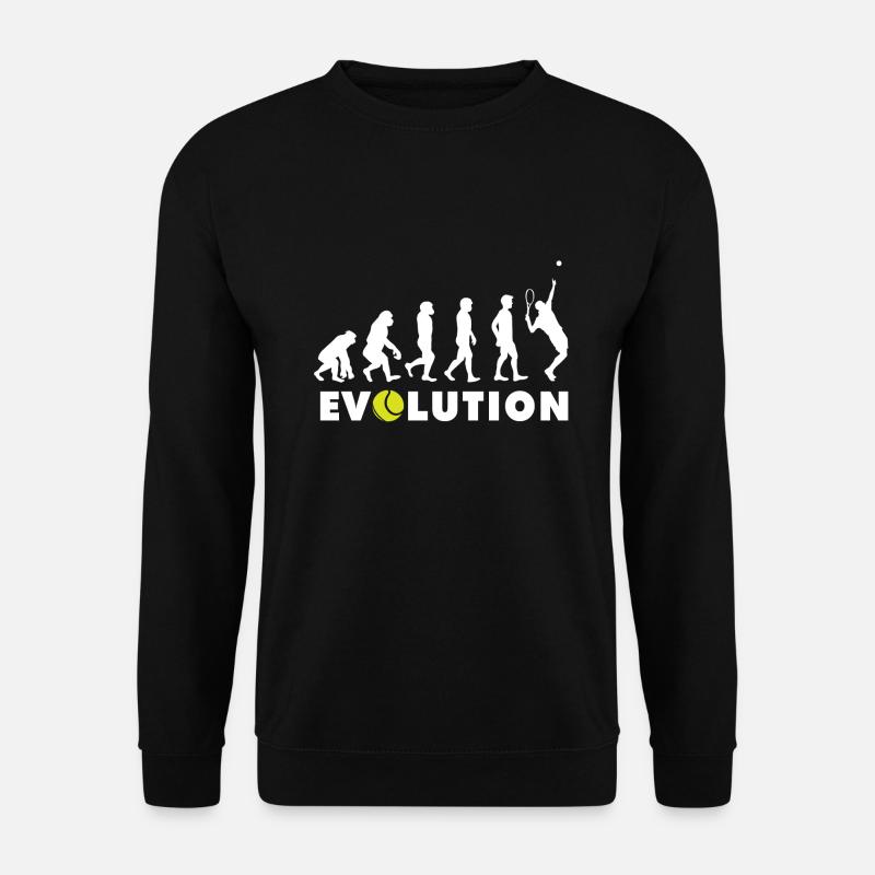 Tennis Evolution - Unisex Sweatshirt - black