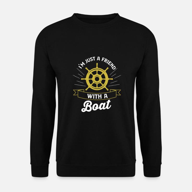 boat - Unisex Sweatshirt - black