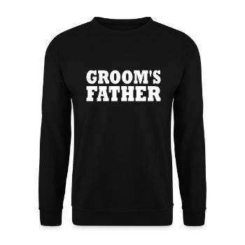 Grooms father - Sweat-shirt Unisexe - noir - Devant - Alina (178cm) & Michal (187cm)