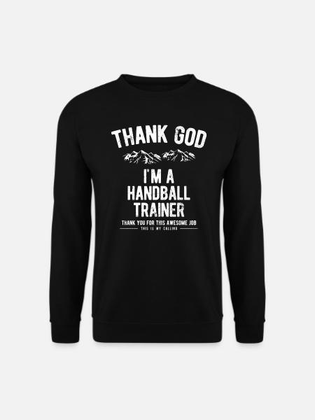 Handball Handballtrainer Trainer Geschenke Shirts - Unisex Pullover - Schwarz