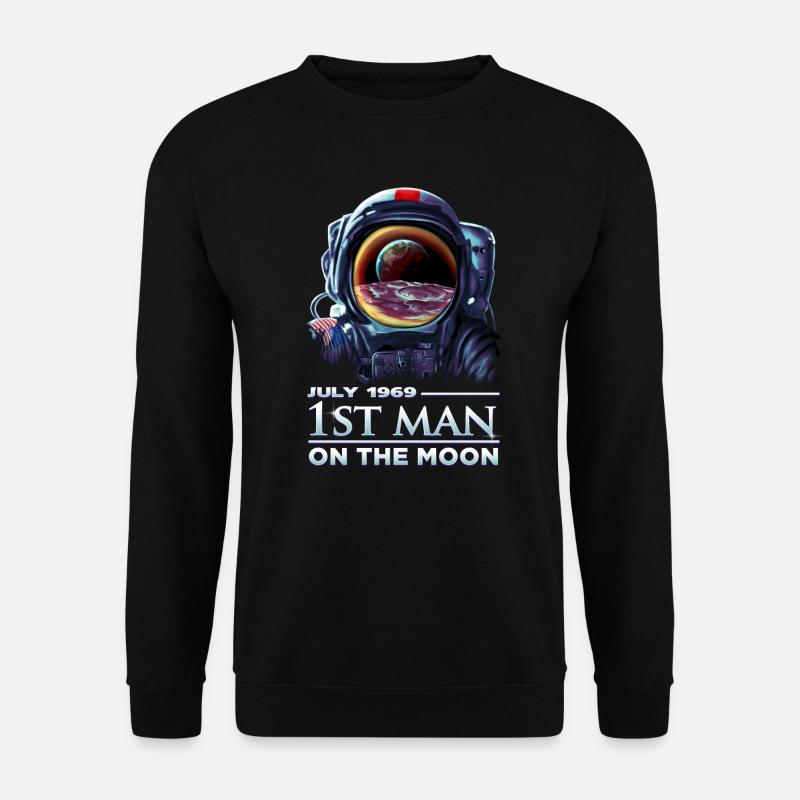 Astronaute 1969 premier homme sur la lune - DK Studio - Sweat-shirt Unisexe - noir