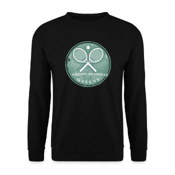Tennis Flushing Meadows Queens New York NYC - Sweat-shirt Unisexe - noir - Devant - Alina (178cm) & Michal (187cm)