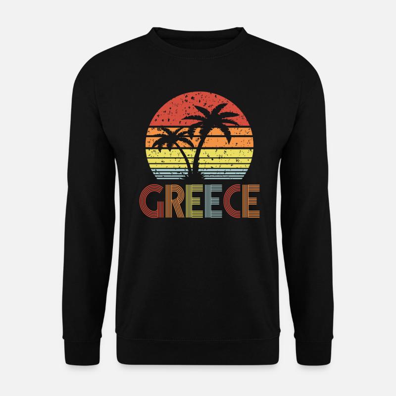 Greece - Unisex Pullover - Schwarz
