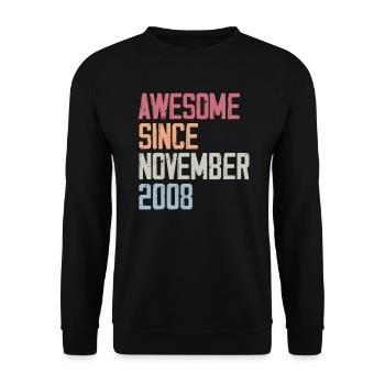 Cadeau D'anniversaire En Novembre 2008 - Sweat-shirt Unisexe - noir - Devant - Alina (178cm) & Michal (187cm)