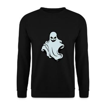 Der Geist - le fantôme - Sweat-shirt Unisexe - noir - Devant - Alina (178cm) & Michal (187cm)