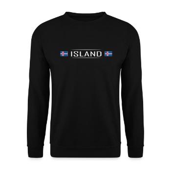 Iceland Country Iceland Scandinavia Holidays - Unisex Sweatshirt - black - Front - Alina (178cm) & Michal (187cm)