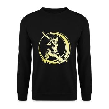 Cricket Woman - Unisex Sweatshirt - black - Front - Alina (178cm) & Michal (187cm)