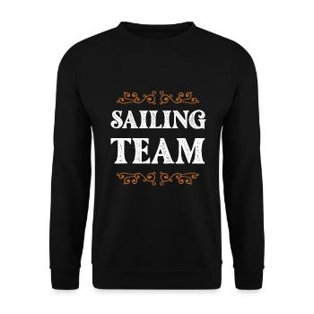 Équipage de navigation - Sweat-shirt Unisexe - noir - Devant - Alina (178cm) & Michal (187cm)