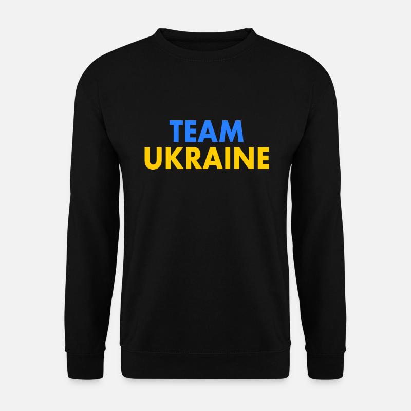 Team ukraine - Unisex Pullover - Schwarz
