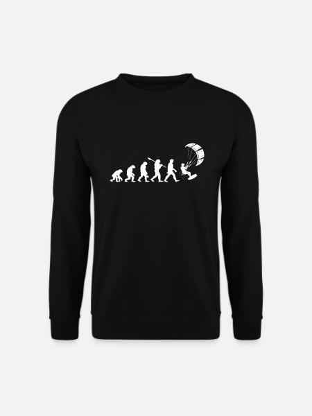 Development of kitesurfing - Unisex Sweatshirt - black