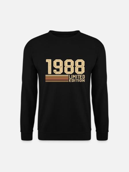 Jahrgang 1988 Geburtstag - 1988 Jahrgang 1988 Geschenk - Unisex Pullover - Schwarz