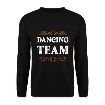 Équipe de danse - Sweat-shirt Unisexe - noir - Devant - Alina (178cm) & Michal (187cm)