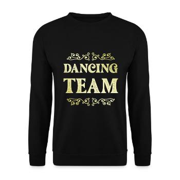 Dancing Team - Unisex Pullover - Schwarz - Vorne - Alina (178cm) & Michal (187cm)