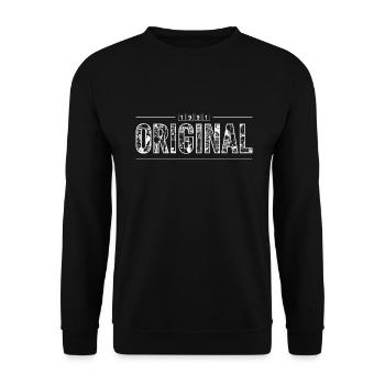 Original 1991 Cadeau Anniversaire 1991 retro 1991 - Sweat-shirt Unisexe - noir - Devant - Alina (178cm) & Michal (187cm)