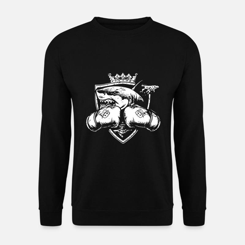 Requin boxeur - Sweat-shirt Unisexe - noir