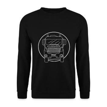 Fire brigade - Unisex Sweatshirt - black - Front - Alina (178cm) & Michal (187cm)