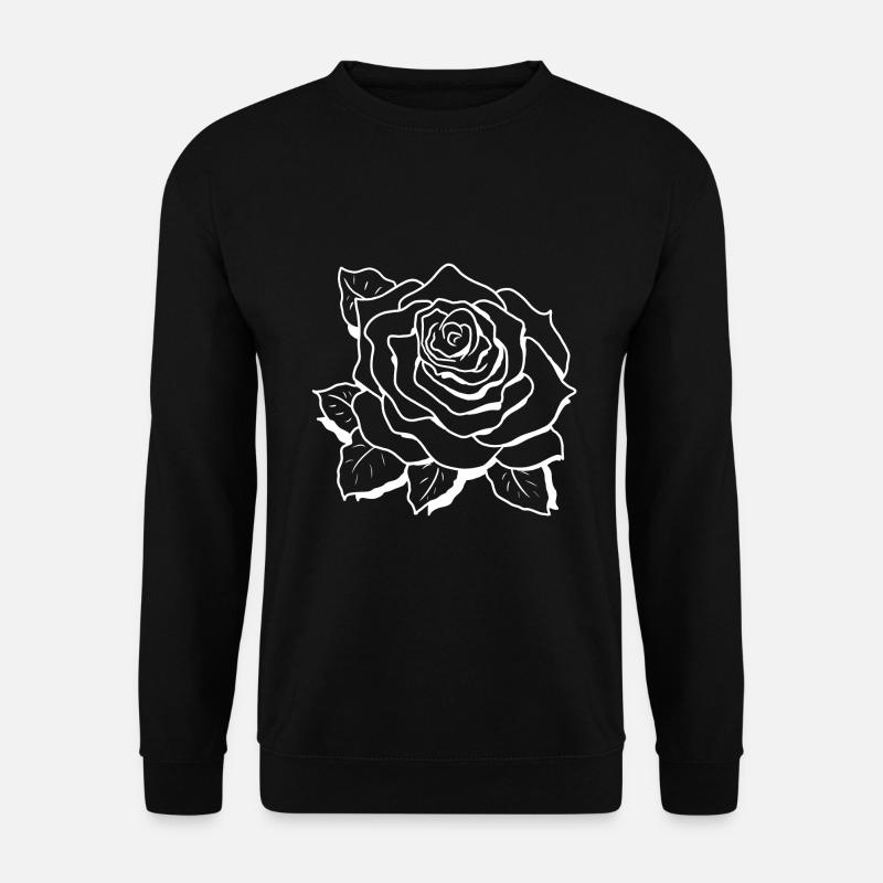 Rose - Unisex Pullover - Schwarz