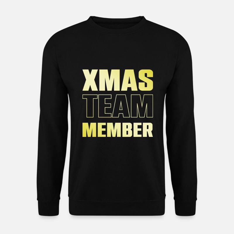 Xmas Team - Unisex Sweatshirt - black