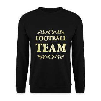 Équipe de football - Sweat-shirt Unisexe - noir - Devant - Alina (178cm) & Michal (187cm)