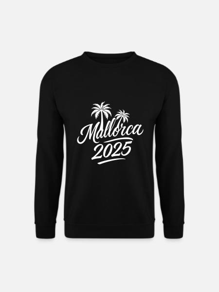Majorque 2025 Palmiers - Sweat-shirt Unisexe - noir
