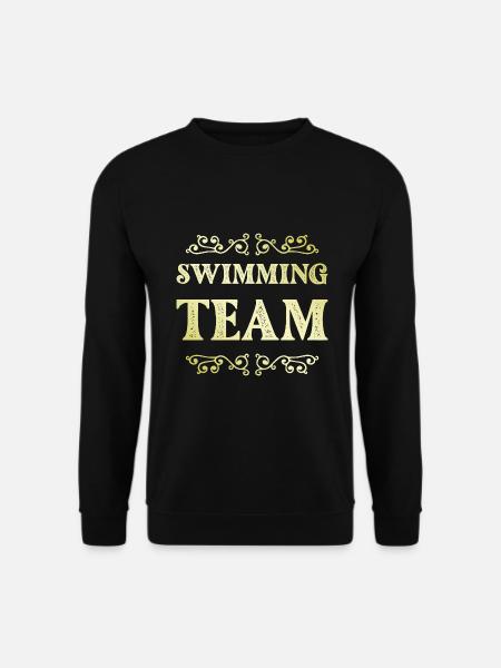 Swimming Team - Unisex Pullover - Schwarz