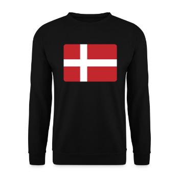 LE DANEMARK EST GÉNIAL ! - Sweat-shirt Unisexe - noir - Devant - Alina (178cm) & Michal (187cm)