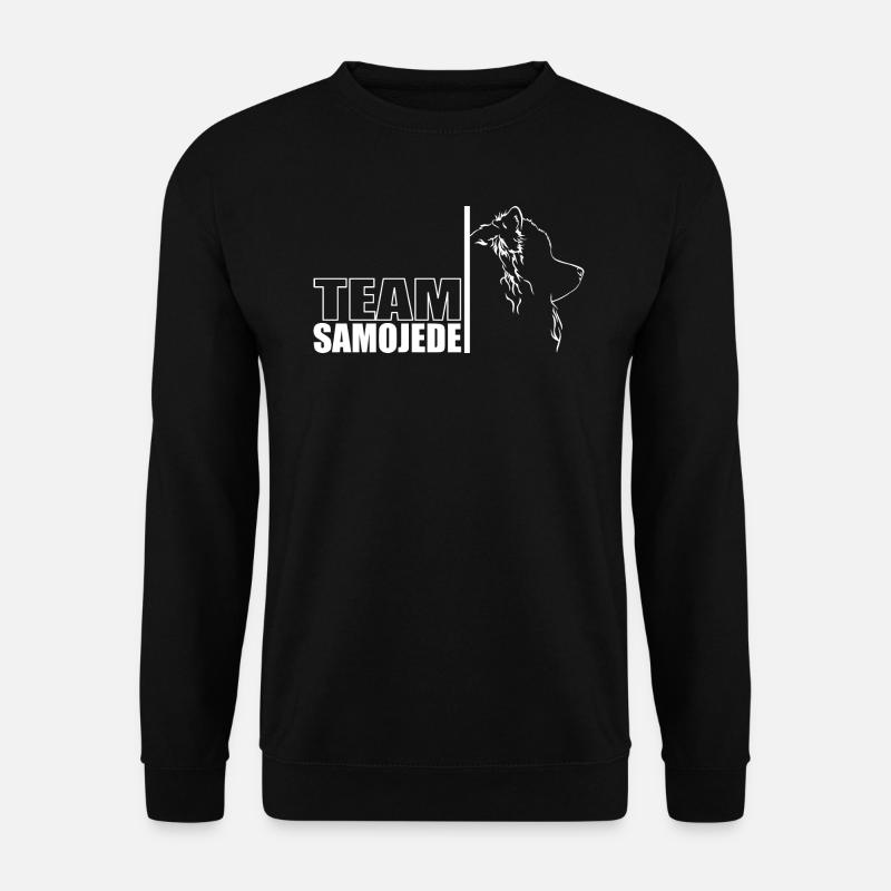 TEAM Chien Samoyède Chien Wilsigns - Sweat-shirt Unisexe - noir