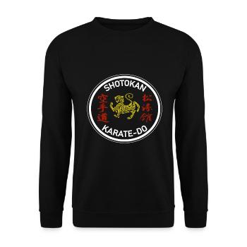 Karate Tiger T Shirt - Sweat-shirt Unisexe - noir - Devant - Alina (178cm) & Michal (187cm)