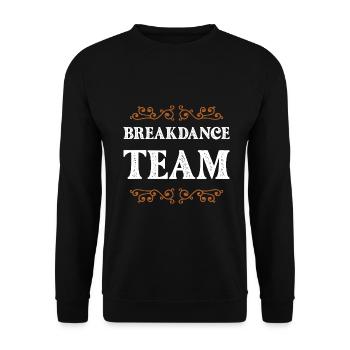 Équipe de breakdance - Sweat-shirt Unisexe - noir - Devant - Alina (178cm) & Michal (187cm)