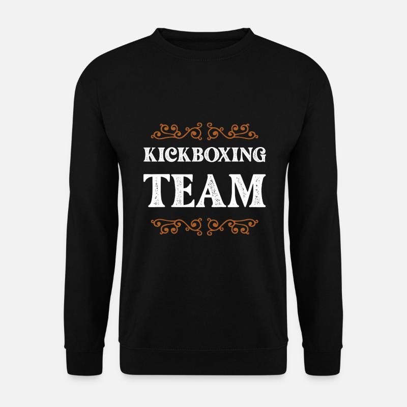 Équipe de kickboxing - Sweat-shirt Unisexe - noir