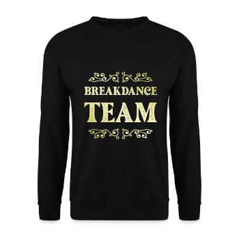 Équipe de breakdance - Sweat-shirt Unisexe - noir - Devant - Alina (178cm) & Michal (187cm)