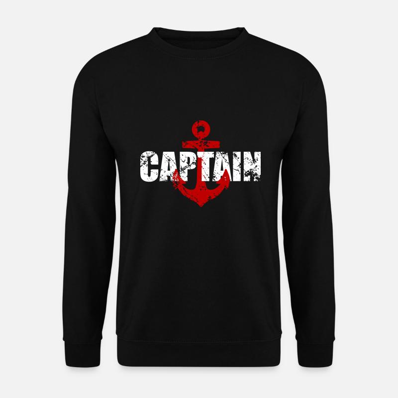 CAPTAIN KAPITÄN - Unisex Sweatshirt - black