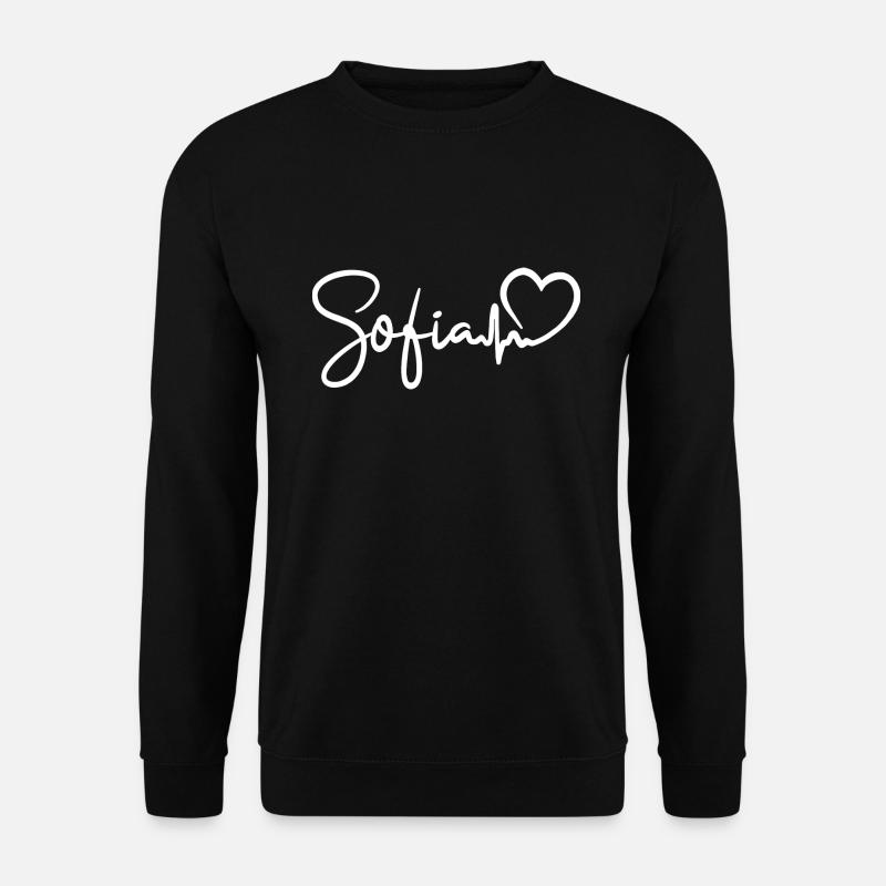 Sofia Herzschlag Bulgarien Sofia - Unisex Pullover - Schwarz