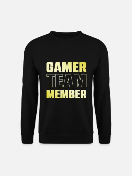 Gamer Team - Unisex Pullover - Schwarz