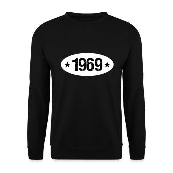 1969 - Unisex Sweatshirt - black - Front - Alina (178cm) & Michal (187cm)