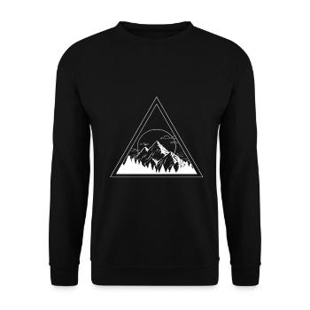 marche - Sweat-shirt Unisexe - noir - Devant - Alina (178cm) & Michal (187cm)
