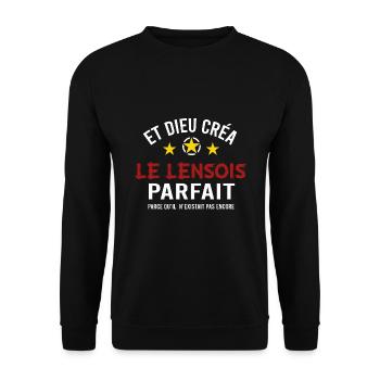 Lensois cadeau drôle - Sweat-shirt Unisexe - noir - Devant - Alina (178cm) & Michal (187cm)