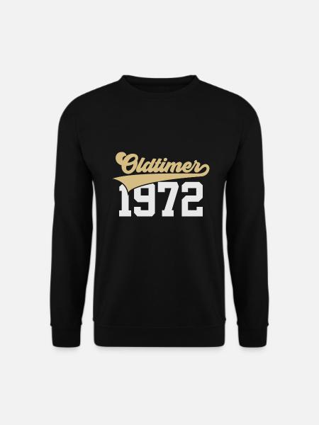 54. GEBURTSTAG OLDTIMER 1972 - Unisex Pullover - Schwarz