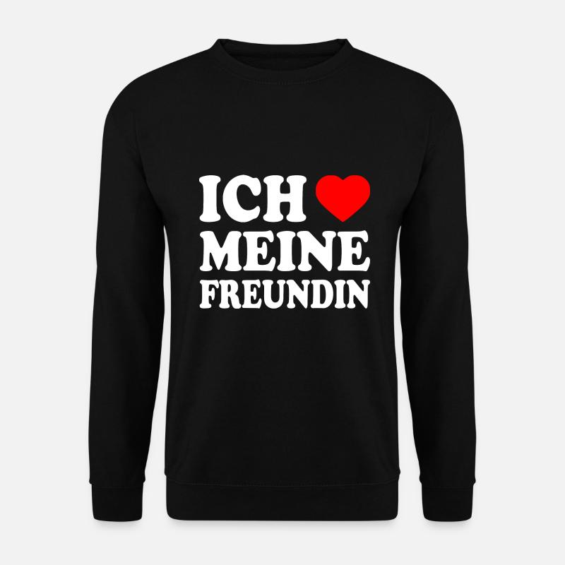 Ich liebe meine freundin - Unisex Pullover - Schwarz