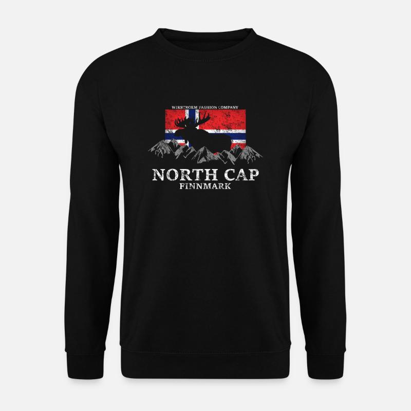 Wikstroem - Norway North Cape - North Cap used look - Unisex Sweatshirt - black