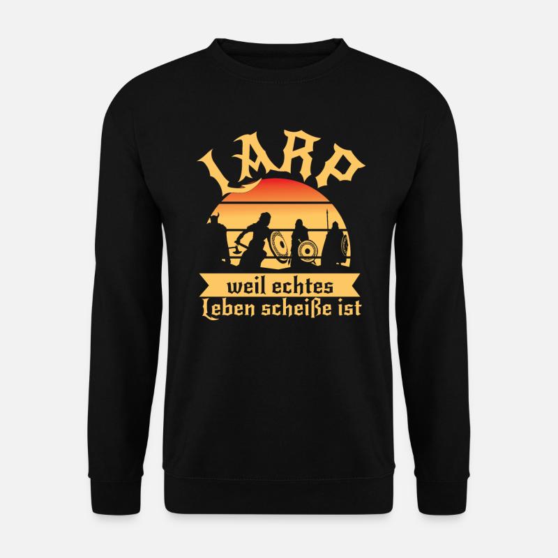 Geschenk LARP Schauspiel Rollenspiel Geburtstag - Unisex Pullover - Schwarz