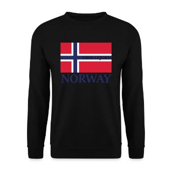 Norway Trollfjord Scandinavia Fjords Holidays - Unisex Sweatshirt - black - Front - Alina (178cm) & Michal (187cm)