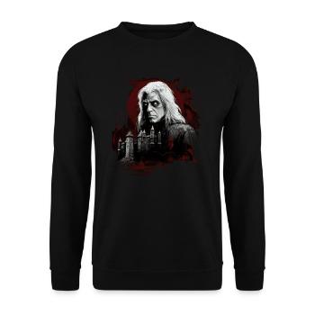 Monster Monster Demon Devil Vampire Guhl Zombie - Unisex Sweatshirt - black - Front - Alina (178cm) & Michal (187cm)