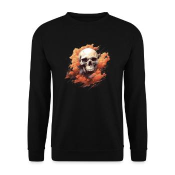 Monster Ungeheuer Dämon Teufel Vampir Guhl Zombie - Unisex Pullover - Schwarz - Vorne - Alina (178cm) & Michal (187cm)